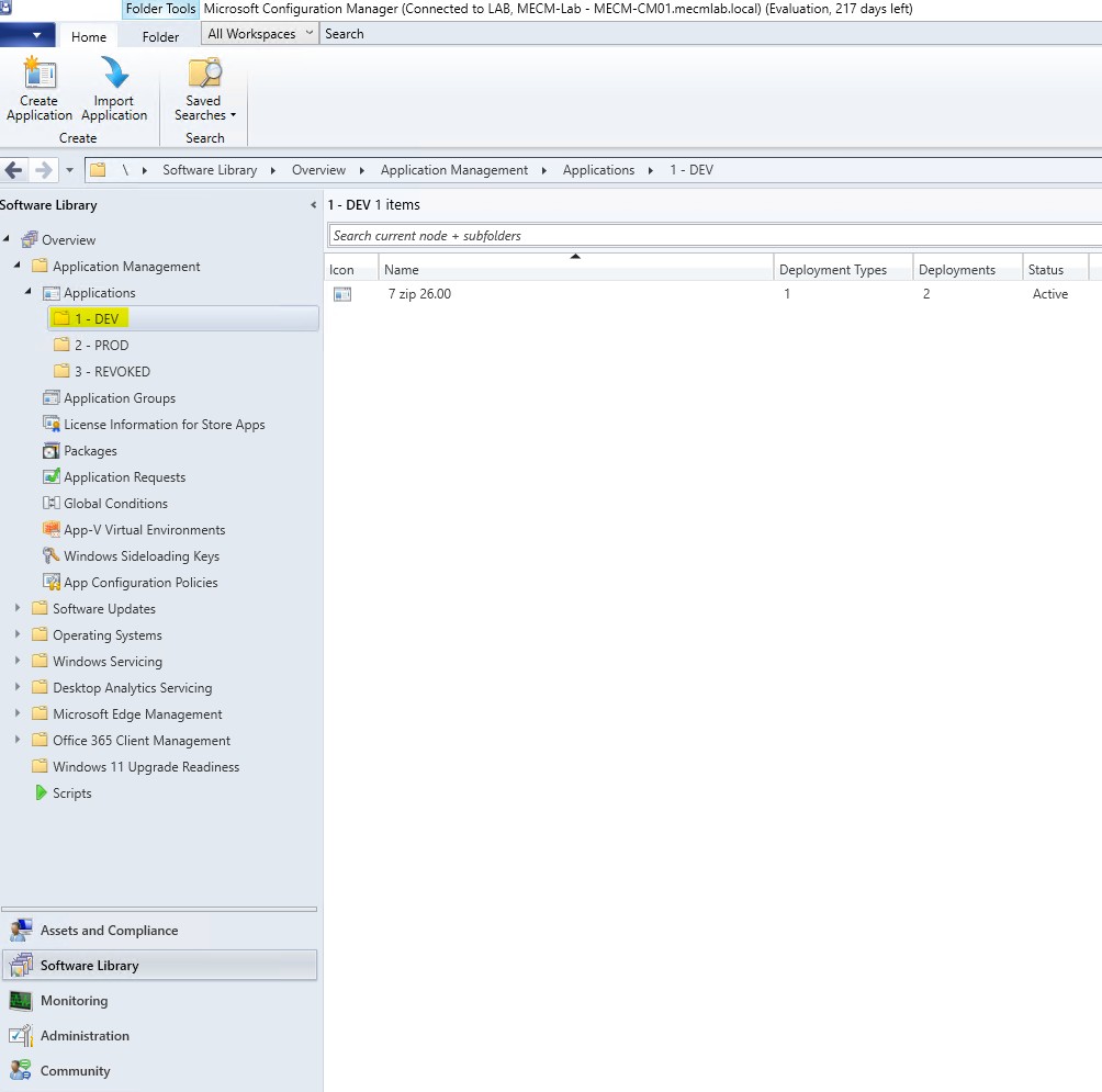 MECM-Config-PathApplication